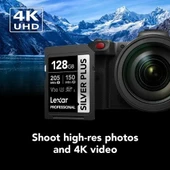 Lexar 128GB Profesyonel Silver Plus UHS-I SD Hafıza Kartı - 6