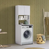 Blesk Çamaşır Makinesi Üstü Banyo Düzenleyici Dolap, Çok Amaçlı Dolap - 1