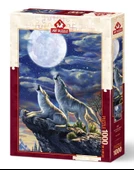 Art 1000 Parçalık Dolunay Kurtları Puzzle thumbnail 1