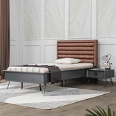 Karyola, Black Başlıklı Karyola 100x200 thumbnail 1