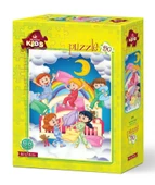 Art Puzzle Yastık Savaşı 50 Parça Yapboz - 1