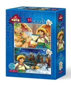 Art Puzzle Sihirli Lamba 2x100 Parça Erkek Çocuk Yapboz - 1