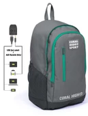 Coral High Sport Gri Okul ve Günlük Sırt Çantası - Çocuk, Genç - 1