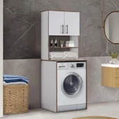 Blesk Çamaşır Makinesi Üstü Banyo Düzenleyici Dolap, Çok Amaçlı Dolap - 1