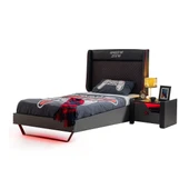 Karyola, Gamer Oyuncu Başlıklı Karyola 100x200 Cm thumbnail 2