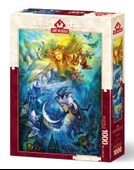 Art 1000 Parça Gündüz ve Gece Prensesleri Puzzle thumbnail 1