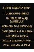 SİYACF 48 CM X 1 METRE PREMİMUN PPF KAPUT BOYA KORUMA FOLYOSU - 6