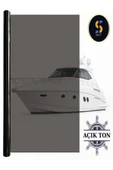 SİYACF 100 CM X 30 METRE-TEKNE MARİNE WİNDOW FİLM LUXURY UV KORUMA AÇIK TON - 2