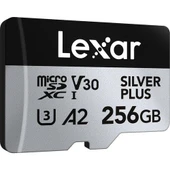 Lexar 256GB 205 MB/s Silver Plus microSD UHS-I V30 Hafıza Kartı - 2