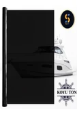 SİYACF 75 CM X 30 METRE-TEKNE MARİNE WİNDOW FİLM LUXURY UV KORUMA KOYU TON - 2