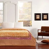 TAÇ JADIRA POLYESTER BATTANİYE ÇİFT KİŞİLİK KIREMIT - 1