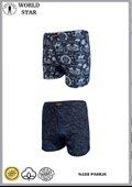 AmoraSecret AmoraSecret 2'li Likralı Pamuklu Renkli Erkek Boxer - 1