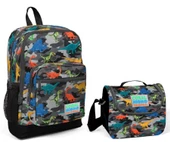 Coral High Kamuflaj Dinazor Baskılı Erkek Çocuk Okul Çanta Seti thumbnail 1