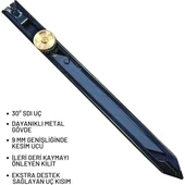 Machket‑103 9 mm Kilitli Metal Maket Bıçağı – Dayanıklı & Güvenli Kesim Aracı - 4