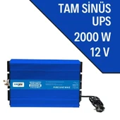 2000W-12V TAM SİNÜS İNVERTER (UPS) thumbnail 2