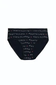 AmoraSecret AmoraSecret Büyük Beden Pamuklu Likralı Karışık Renkli 3'lü Külot - 4