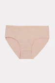 AmoraSecret AmoraSecret Büyük Beden Pamuklu Siyah Beyaz Ten Rengi 3'lü Külot - 3