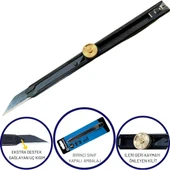 Machket‑103 9 mm Kilitli Metal Maket Bıçağı – Dayanıklı & Güvenli Kesim Aracı - 1