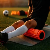 Zerogym Pro Foam Roller Orta Sert 32cm x 14cm Turuncu - 4