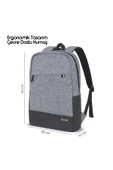 Mack MCE-1104 15.6" UNICITY Eco Notebook Sırt Çantası Gri - 2