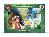 Art Çocuk Puzzle 48 Parça Alaaddin'in Sihirli Lambası Çerçeveli Yapboz - 1