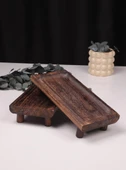 Bambum 2 Parça Pavlonya Noble Ahşap Sunum ve Servis Seti – Dikdörtgen Servis Tabakları thumbnail 5