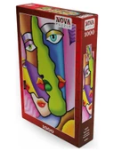 Nova Puzzle 2x1000 Parça Kübist Portre ve Soyut Yüzler Puzzle Seti thumbnail 5