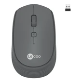 Lecoo WS202 Kablosuz 1200DPI 4 Tuşlu Optik Mouse Gri - 1
