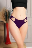 AmoraSecret AmoraSecret Lacivert Bel Kısmı Dantelli Külot - 1