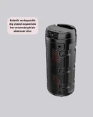 Uzun Pil Ömrü Sunan Kablosuz Bluetooth Hoparlör thumbnail 3