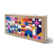 Biggdesign Happy Tavla, Çizilmez Zeminli, Mıknatıslı MDF Kasa, 2 Kat Vernik Cilalı - 1