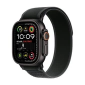 Apple Watch Ultra 2 GPS + Cellular 49mm Siyah Titanyum Kasa + Koyu Yeşil Alpine Loop - L - 5