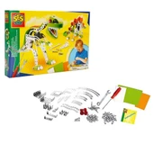 Eğitici Çocuk Metal Montaj Seti Dinozorlar thumbnail 1