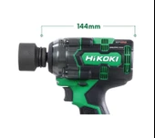 Hikoki WR18DH-2.0 18V/2.0AH 345NM 1/2" Çift Akülü Kömürsüz Şarjlı Darbeli Somun Sıkma Makinesi - 3