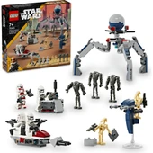 LEGO 75372 Star Wars™ Klon Trooper ve Savaş Droidi Savaş Paketi Seti thumbnail 1