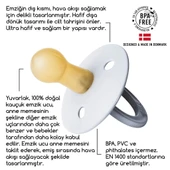 Eğitici Çocuk Bibs Colour Kauçuk Emzik 6-18 Ay Cloud Glow - 2