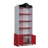 Kitaplık, Sports Arabalı Yatak Uyumlu Kitaplık - Kırmızı thumbnail 2