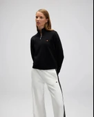 Ellesse EF557-BK Kadın Siyah Yarı Fermuarlı Sweat - 6