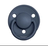 Eğitici Çocuk Bibs De Lux Silikon Emzik 0-36 Ay Steel Blue thumbnail 2