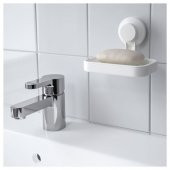 Sabunluk Vantuzlu Banyo Sabunluğu Beyaz Renk Katı Sabunluk - 2