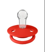 Eğitici Çocuk Bibs De Lux Silikon Emzik 0-36 Ay Candy Apple thumbnail 2