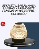 Uzun Pil Ömürlü 7 Renk Işıklı Bluetooth Hoparlör thumbnail 1