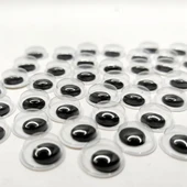 12 mm Oynargöz Siyah Oynayan Göz ,Oynar Göz - 1 Adet thumbnail 3