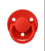 Eğitici Çocuk Bibs De Lux Silikon Emzik 0-36 Ay Candy Apple thumbnail 1