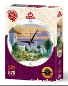 Art Puzzle 570 Parça Ege'de Akşamüstü Saat Puzle thumbnail 2