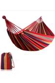 Hamak 190 Cm Kamp Hamağı Piknik Hamağı Bahçe Balkon Outdoor Kamp Salıncak - 1