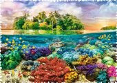 Trefl 600 Parça Çılgın Şekilli Tropikal Ada Puzzle - 2