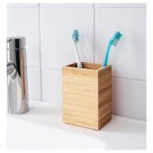 3 Parça Bambu Banyo Seti 3 IKEA Bambu Sabunluk Seti Banyo Set 3Parça - 6