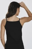 AmoraSecret AmoraSecret İp Askılı Siyah Ribana Atlet - 3
