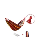 Hamak 190 Cm Kamp Hamağı Piknik Hamağı Bahçe Balkon Outdoor Kamp Salıncak - 2